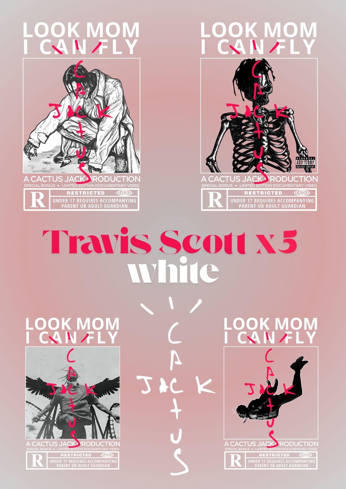 TRAVIS SCOTT 5 VECES MAS