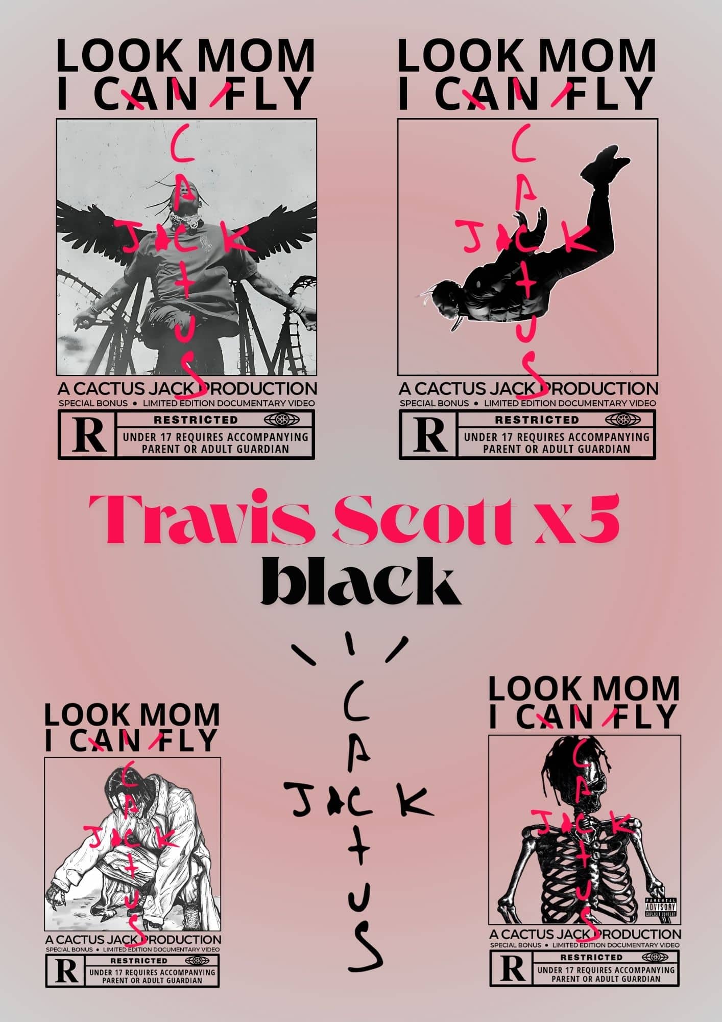 TRAVIS SCOTT 5 VECES MAS